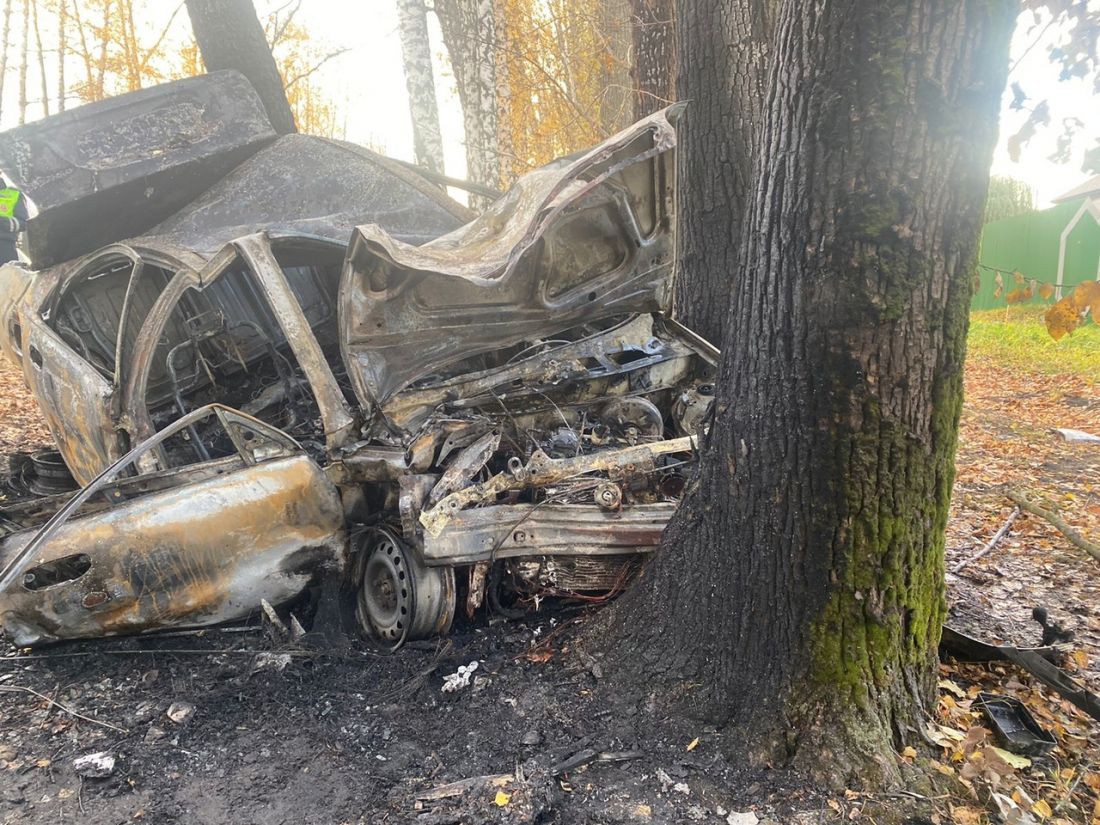 В ГИБДД прокомментировали смертельное ДТП со сгоревшим автомобилем в Пензе  | 17.10.2023 | Пенза - БезФормата