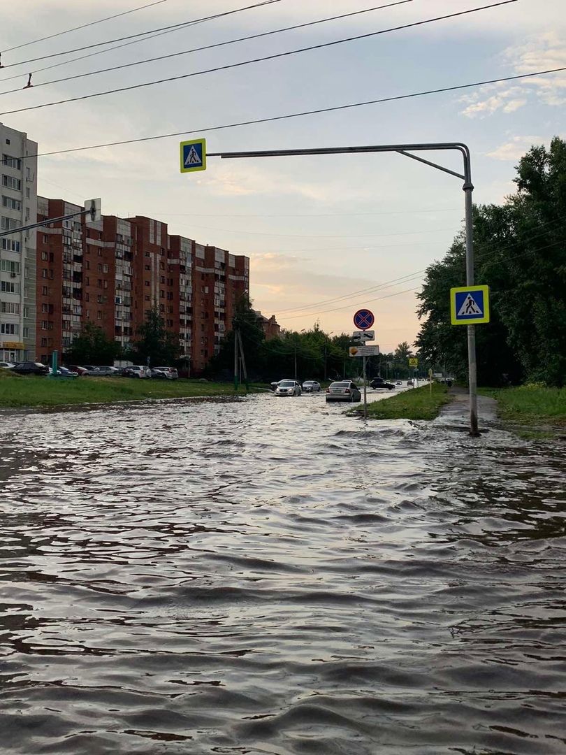 Пензу снова залило дождем. ФОТО — В сети — Пенза СМИ