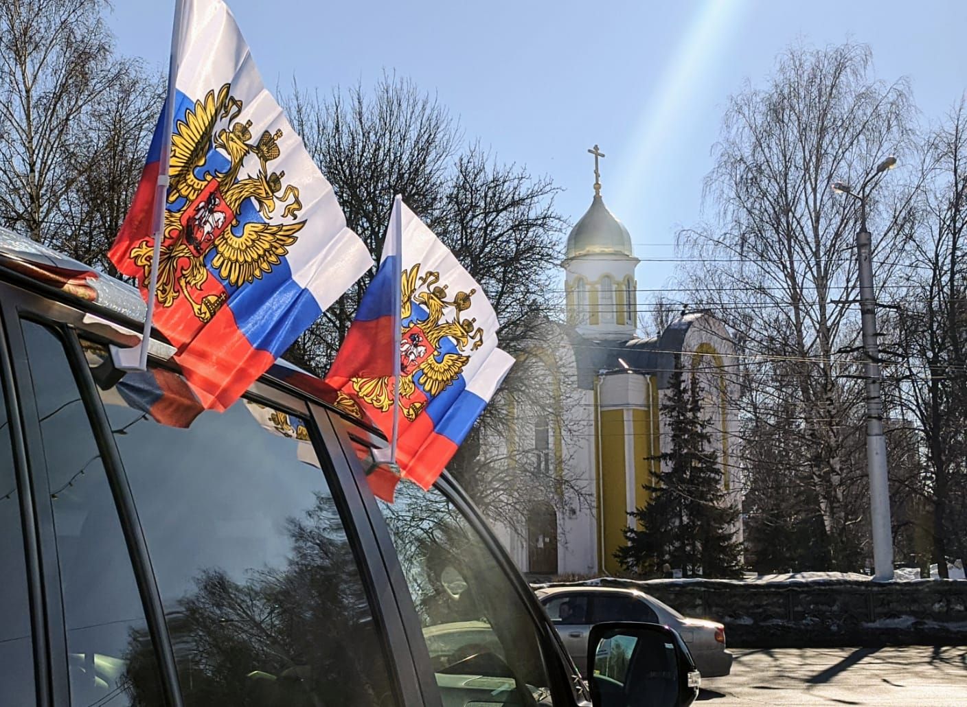 Автопробег в честь «Русской весны» состоялся в Пензе — Общество — Пенза СМИ