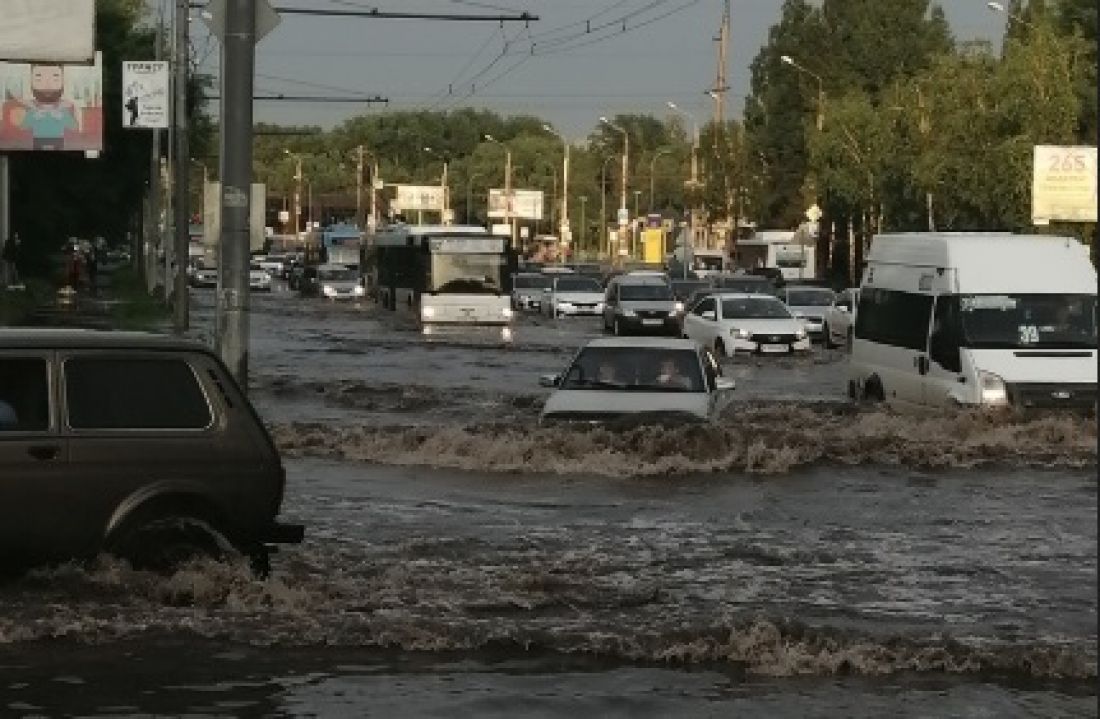 Пензу снова залило дождем. ФОТО — В сети — Пенза СМИ