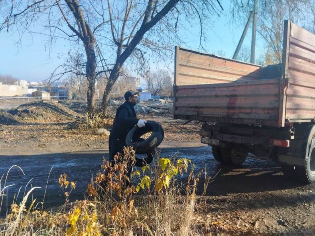 В Пензе прошла акция по сбору старых автопокрышек — Общество — Пенза СМИ