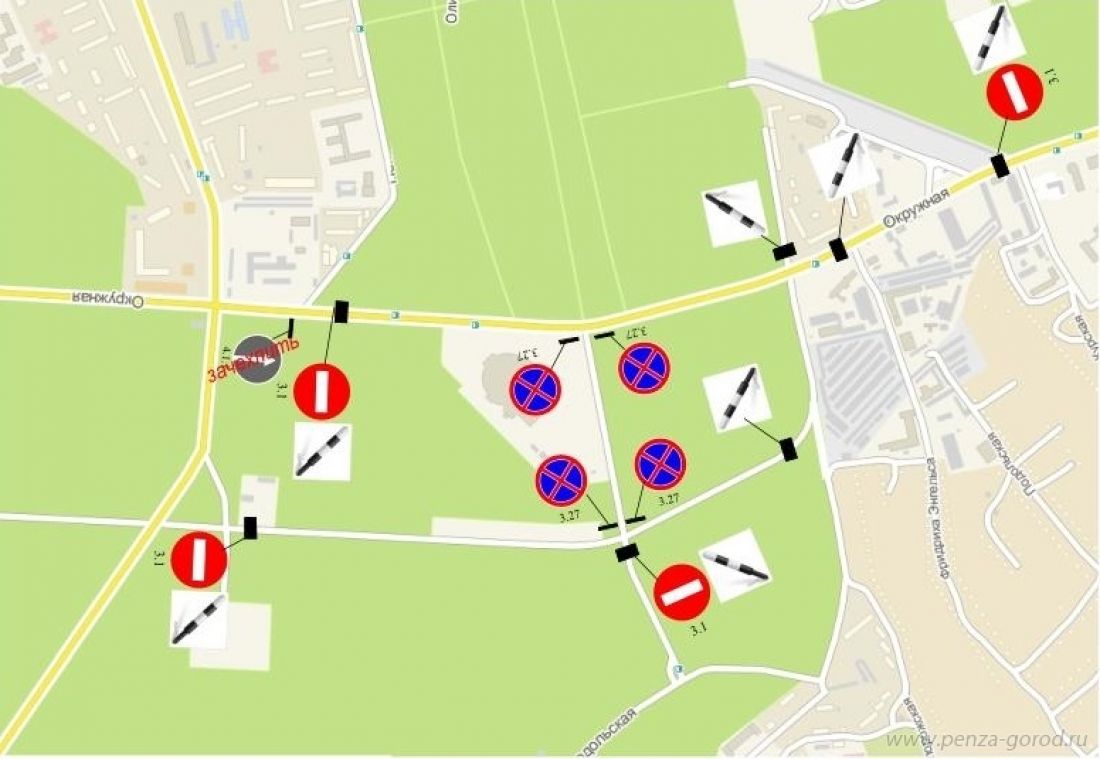 Схема пенза. Схема движения транспорта Пенза. Кольцевая 27 ЕКБ. Перекрытие дорог Пенза завтра. Перекрытие дорог 10 мая 2021 в Пензе схема.