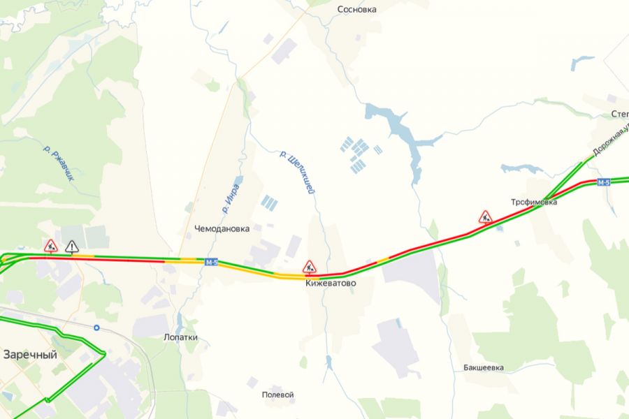 Трасса м5 урал карта